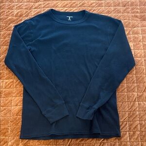 Amazon Essentials Black Flannel Long Sleeve Tee